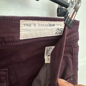 Rag & Bone Deep Purple Denim